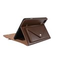 thumbnail image 2 of TECH CIRCLE Business Case for Case for iPad 10.2 inch 9th/8th/7th Gen 2021/2020/2019, Premium PU Leather Folio Stand Cover Pencil Holder Zipper Pocket Bag Shoulder Hand Strap Protective Case,Coffee, 2 of 6