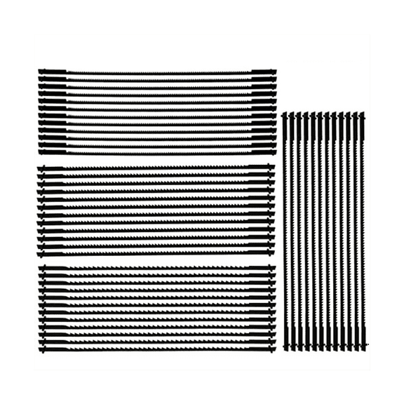 Woodworking Tool Pin End Replacement 5 in Scroll Saw Power Tool Blade Set, 48 Pack