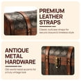 thumbnail image 5 of Wooden Leather Treasure Chest, 5 of 8