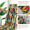 thumbnail image 5 of Yayeee 2 Pack Dining Chair Covers Stretch Parson Chairs Slipcovers Seat Protector, Yellow Geometric, 5 of 6