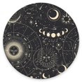 thumbnail image 1 of Mouse Pad Redondo Nphuriy Fases Lunares 20x20x0,3 cm, 1 of 6