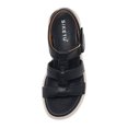 thumbnail image 4 of Sandalias abiertas Sandalias de cuña para mujeres Ligeros para Summer Beach (38) Negro, 4 of 9