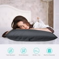 thumbnail image 5 of COOKEY King Pillowcases 2 Pack,Super Soft Brushed Microfiber Pillow Cover with Envelope Closure,20''x36'',Dark Gray, 5 of 7
