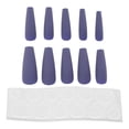 thumbnail image 3 of Long Coffin Fake Nails, 10pcs No Peculiar Smell Harmless Full Cover False Nails For Salons For Experienced People For Beginners For Home ANGGREK Otros, 3 of 8