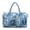 Blue Tie-Dye Butterfly, variant on Cartoon Sloth Print Large Luggage Bag for Airplanes with Large Capacity & Separate Compartment Travel Duffel Bags