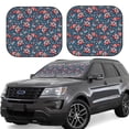thumbnail image 6 of Kdxio Gnome Love Usa Print 2-Piece Sun Shade Front Windshield - Foldable Car Front Window Sunshades For Most Sedans Suv Truck, 6 of 6
