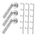 thumbnail image 4 of Minkissy 70Pcs Iron L-Shaped Drop Pin for Pallet Racks Safety Prevent Accidental Disconnection M5, 4 of 8
