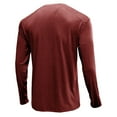 thumbnail image 4 of Hessimy Mens Linen Henley Shirts Long Sleeve Casual Pullover Tees Regular-Fit Lightweight Solid Yoga Tunic Tops(,XXL), 4 of 4
