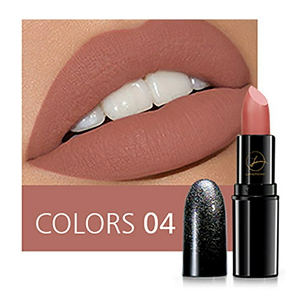 Lápiz Labial Mate de Larga Duración, Hidratante y Duradero | 3,5 G | Tamaño Portátil | Uso Profesional y Doméstico | 1 Paquete | 84 × 21 × 21 Mm