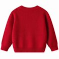 thumbnail image 4 of Afdoent Girls Sweaters Embroidered Soft Knit Sweater Kids Fall Pullover Sweaters Top Birthday Daily Wear 5-6 Years, 4 of 8