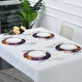 thumbnail image 7 of Round Placemats Set of 4 Heat Resistant Washable Kitchen Table Decorations 15.4in Black Cat Rabbit and Crows, 7 of 7