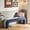 Navy, variant on Gericco 45" Boucle Upholstered Bench with Ombre Design and No Assembly Required for Entryway Bedroom, Navy