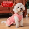thumbnail image 4 of cyeollo Vestido Navideño para Perro Pequeño Paquete de 2 Traje de Muñeco de Nieve XS, 4 of 5