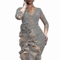 thumbnail image 2 of Women's Sparkle Sequin Slim Maxi Evening Dress, 2 of 2