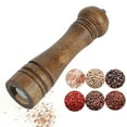 thumbnail image 4 of Oak Wood Pepper Grinder, Manual Salt and Pepper Grinder Kitchen Cooking Tool with Ceramic Grinding Core, 4 of 8
