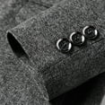 thumbnail image 4 of SWSMCLT Men's Single Breasted Blazer Casual Blazer Jacket Business Casual Suit Jacket Cozy Two Button Grey 40, 4 of 5