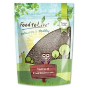 Food to Live, Black Chia Seeds, 1 Pound, Raw, Vegan