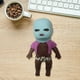 thumbnail image 5 of Juguete de descompresión de escritorio con forma de muñeco enmascarado | Juguete de TPR suave y apretable con gorro para aliviar el estrés | Juguete portátil para reducir la ansiedad y la presión, 5 of 5