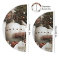 thumbnail image 4 of Ryvnso Christmas Tree Skirt Vintage Christmas Snowman Cardinal Xmas Tree Skirts Ornament Home Decorations 35.4", 4 of 6