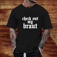 thumbnail image 2 of Razzly Men's Graphic T Shirt Short Sleeve Casual Tee Comfortable Summer Wear Lightweight Breathable Funny Print for Daily Use(Black,M), 2 of 5