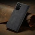thumbnail image 2 of CaseMe Wallet Case Anti-Fall Retro Handmade Leather Magnetic Flip case Card Slot for Samsung S21 PLUS (Black), 2 of 9