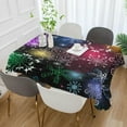 thumbnail image 4 of GZHJMY Vivid Snowflakes Outdoor Tablecloth 60x60In,Rectangle Table Cover Kitchen Dinner for Outdoor and Indoor Party Holiday Hotel BBQ-Christmas606 Home Decor, 4 of 7