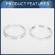 thumbnail image 5 of Anillos de centrado de rueda de Unique Bargains, 66.45mm ID a 73.1mm OD, 4 piezas de aleación de aluminio, 5 of 6