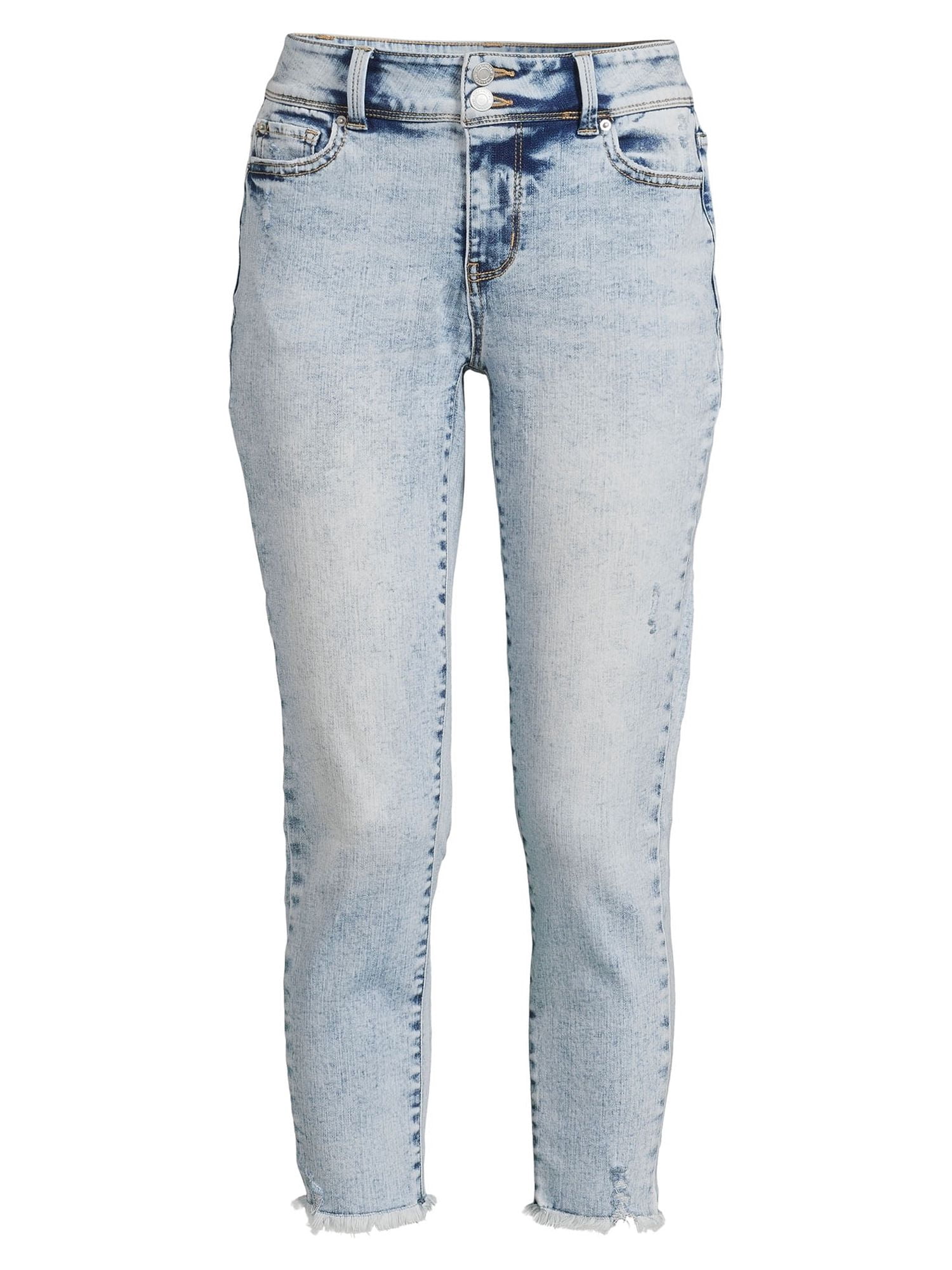 Time and Tru Women's Stretch Denim Capri Jeans