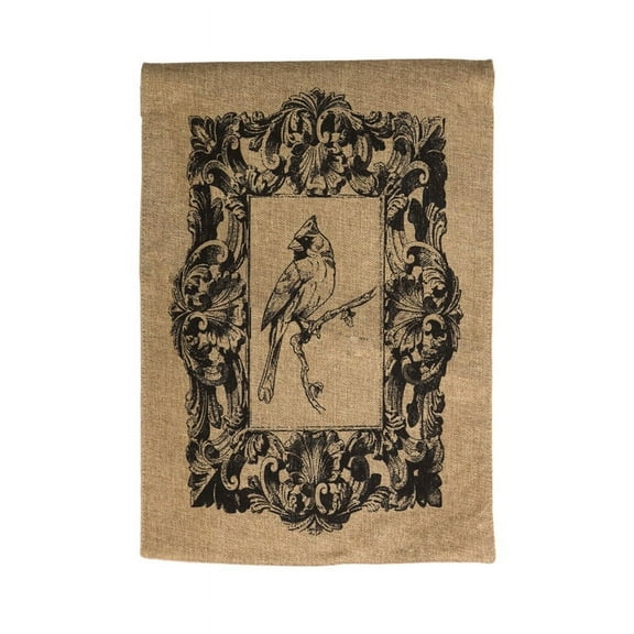 Evergreen Flag, Garden Burlap Cardinal Flag, 18'' x 0.25'' inches