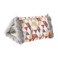thumbnail image 2 of lionlar Maison pour Chat 2 en 1 Chaud Doux Lavable Coussin Réversible Velours Triangle Auto-Chauffant, 2 of 9