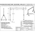 thumbnail image 2 of Vestil Manufacturing AHSN-6-20-16 20 x 16 in. Knock-Down Adjustable Height Steel Gantry Cranes - 6000 lbs, 2 of 2