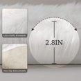 thumbnail image 3 of Luniquz Faux Fur Rug, White Small Area Rugs, Fluffy Sheepskin Fur Rug, Ultra Soft 2x3 Ft Rugs, Machine Washable Shag Rug, Nursery Throw Rugs for Bed, Living, Kids Room, 3 of 6