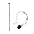 thumbnail image 2 of HILABEE LED Street Lamp for Model Railways in 1:87 Scale, Simulated Miniature Scene Accessory, Metal Lamppost for Layout Photography And White, 2 of 9