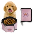 thumbnail image 3 of Pet Life ® Wallet Folding Waterproof Zippered Folding Pet Travel Cat and Dog Bowl, 3 of 3