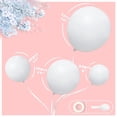 thumbnail image 2 of iTi Direct Lightweight Adult Balloons, Latex White, 18", 9.6 oz, 120 Count, 2 of 7