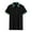 Black 1, variant on JTieacloth Button Collar Shirts Short Sleeve Collar Shirt Black L