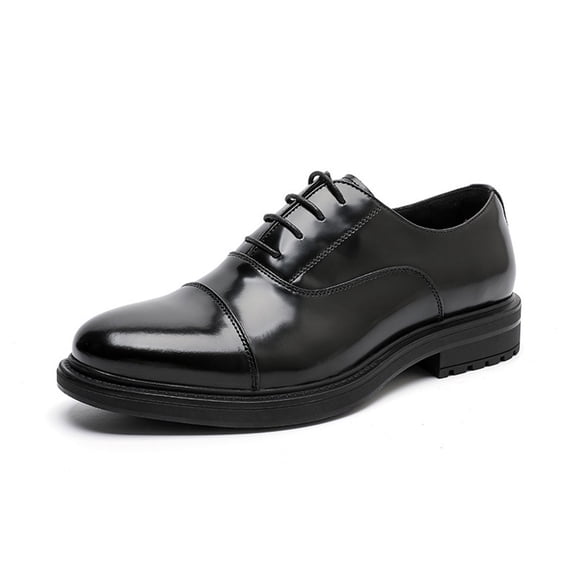 Business Men's Leather Shoes Leather Cowhide Oxford Shoes
