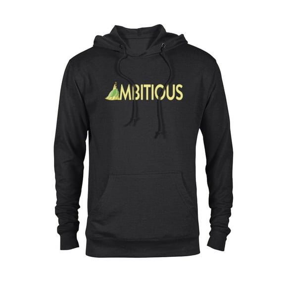 Disney Princess Tiana Ambitious - Pullover Hoodie for Adults - Customized-Black