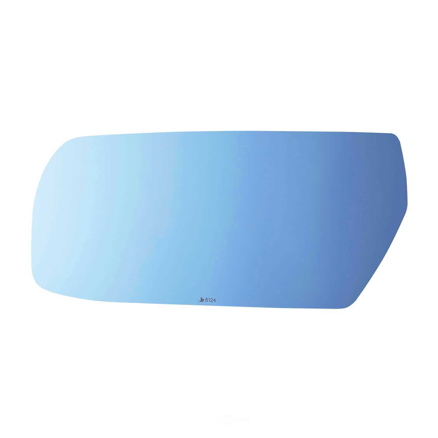 Burco Side View Mirror Replacement Glass - Blue Glass - 6124