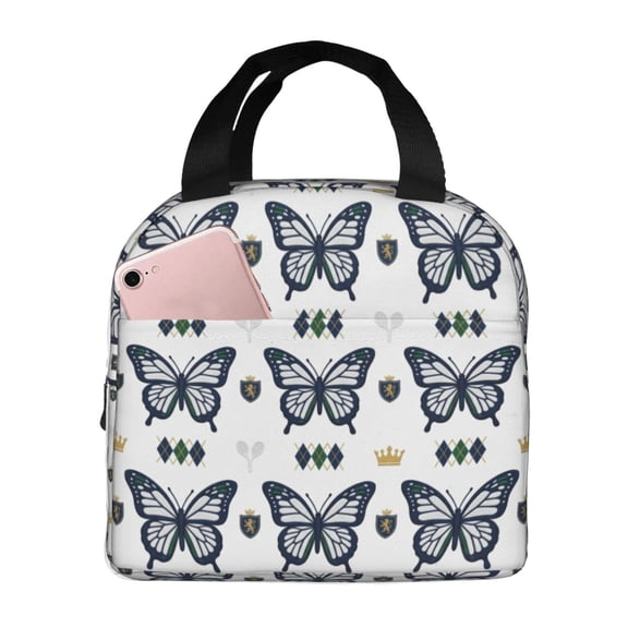 Butterfly Lunch Bag Lunch Box For Women Mens Lunchbox For Work Office Picnic Or Travel Cute Lunch Box Tote Bags For Gifts