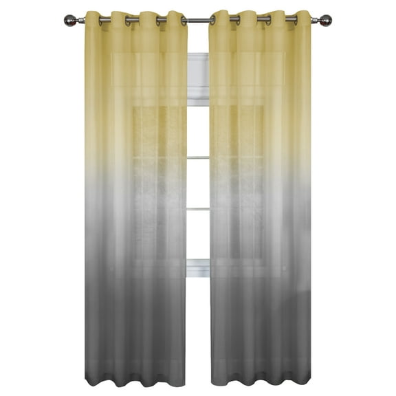 Rainbow - Single Grommet Window Curtain Panel
