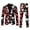 Z01-Hot Pink, variant on Mens Heart Suit Valentines Day Slim Fit Printed Blazer and Pants Love 2 Piece Outfit for Party and Wedding