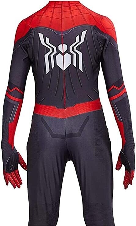 ZUITEH Boy Spider Superhero Costume Halloween Party Kids Jumpsuit Cosplay Bodysuit Children Great Gifts for Kids