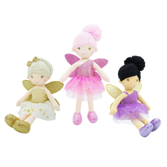 June Garden 12 Enchanted Garden 3 Fairy Dolls Package - Best Value