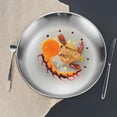 thumbnail image 4 of Stainless Steel Plates Dinner Plates Metal Lightweight Unbreakable Dinner Dishes Plates Reusable Dishwasher Safe and Healthy, for Kitchen, Camping Plates for Serving Dishes, 4 of 8