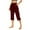 Wine, variant on RQYYD Womens Capri Yoga Pants Loose Comfy Lounge Pajamas Workout Athletic Capris Jersey Joggers Pants with Pockets