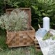 thumbnail image 4 of Cesta de picnic estilo francés, cestas de senderismo, caja de almacenamiento, mesa de tartas, decoración de alimentos, fotografía, hecha a mano, color madera, 4 of 5