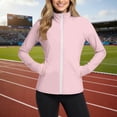 thumbnail image 4 of Craaazy Womens Full Zip Sun Protective Jacket High Neck Raglan Sleeve UPF 50+ Athletic Topss With Side Pockets Gifts, 4 of 7