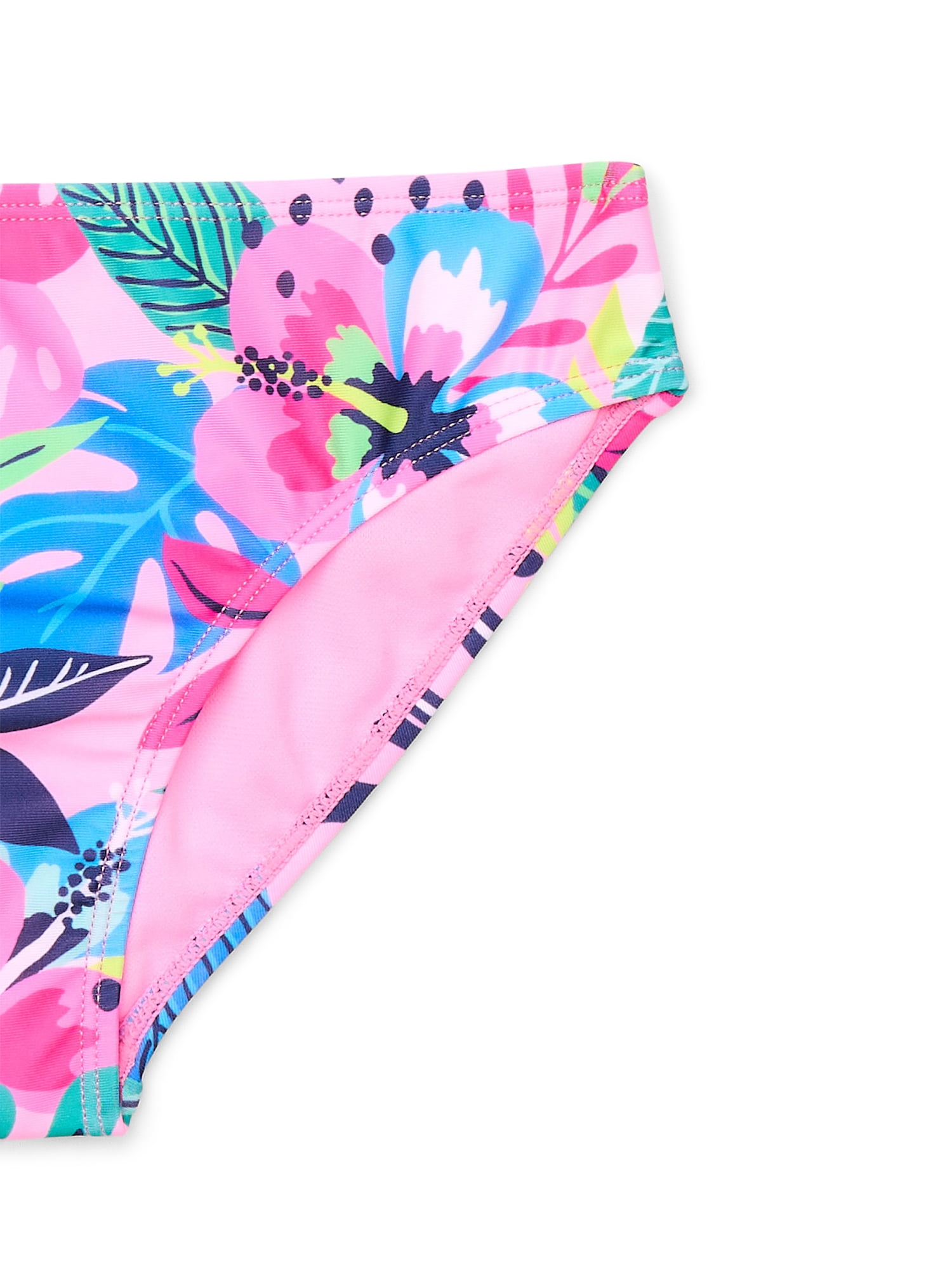 Ocean Gear Girls Short Sleeve Top and Bottoms Swim Set, 2-Piece, Sizes 4-18
