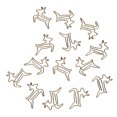 thumbnail image 1 of Small Paper Clips, Lightweight Colorfast Paper Clips Practical Portable Cute Unique Multifunctional Deer Shape  For Daily Use For Home For Office ANGGREK Paperclips, 1 of 8